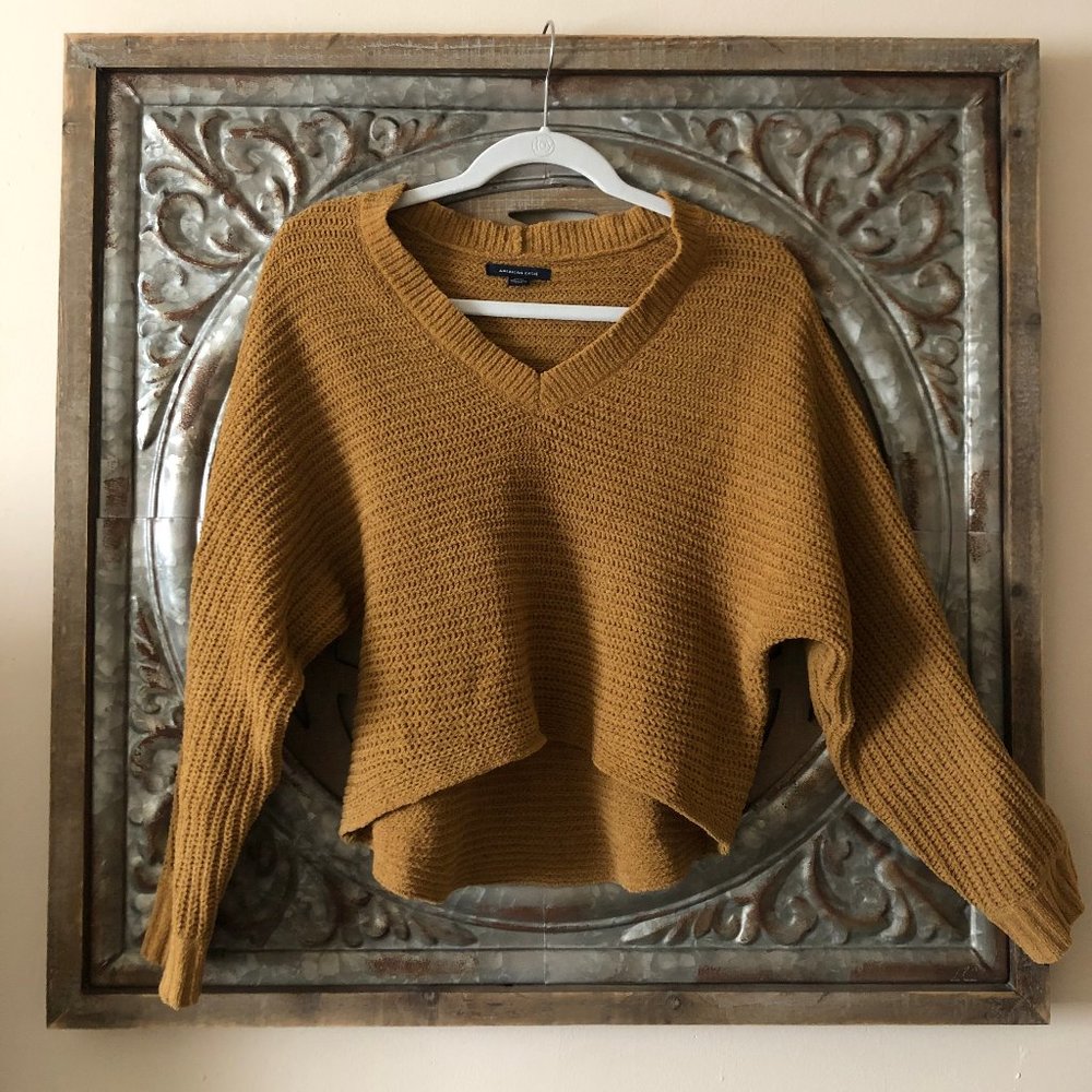 American Eagle Mustard Sweater